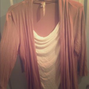 Tan/pinkish andrea missy top