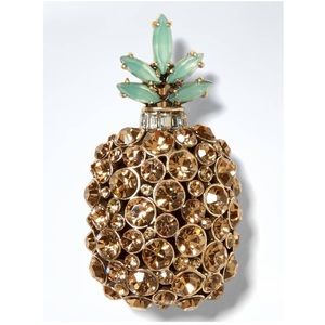 Banana Republic pineapple brooch pin