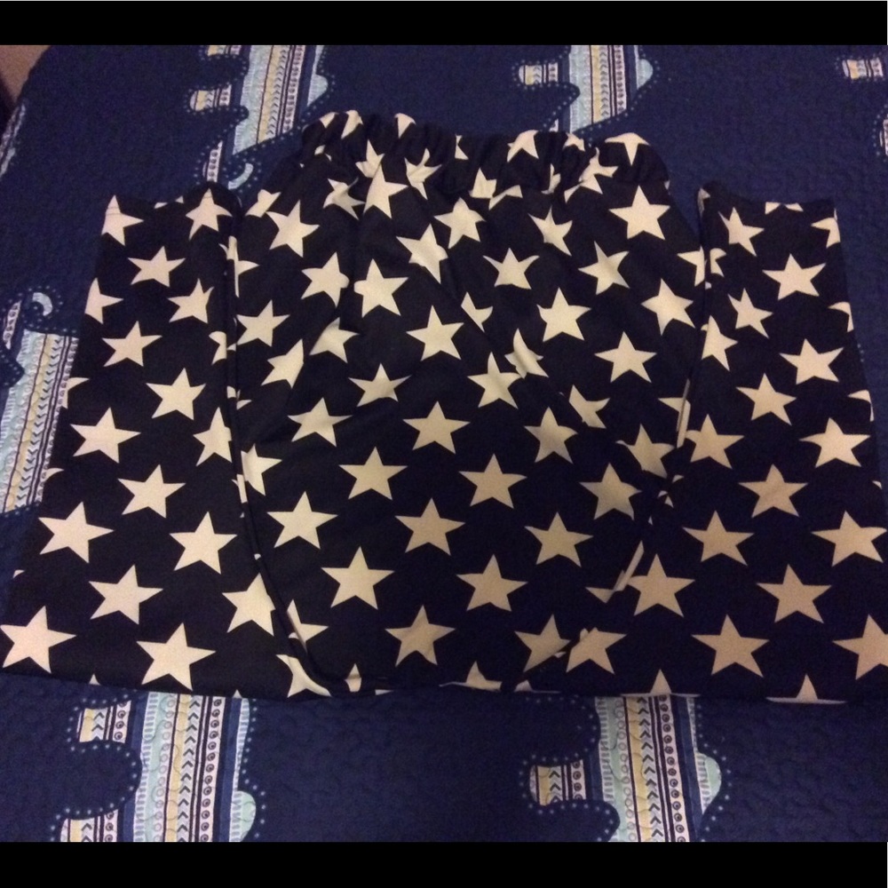 Harem Star-Patterned Pants