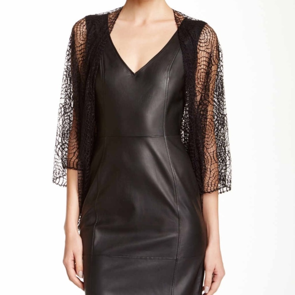 ARMANI COLLEZIONI • Black Net Shawl