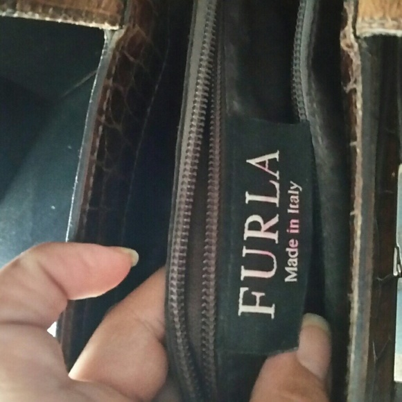 Exotic leather Furla Purse