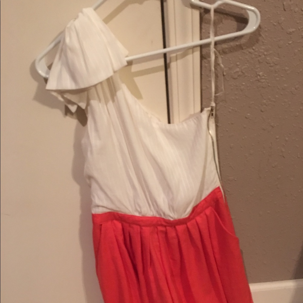 Line & Dot two tone romper