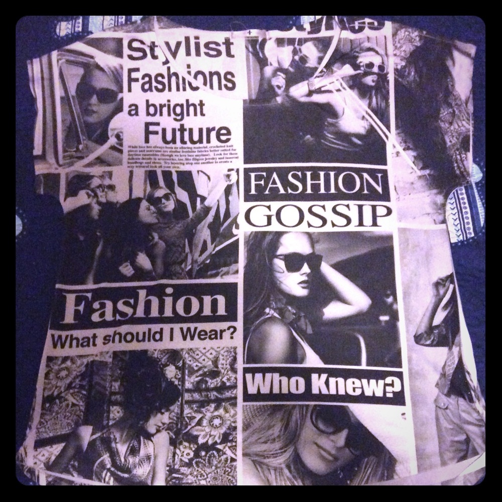 Black & White Photo Collage Shirt
