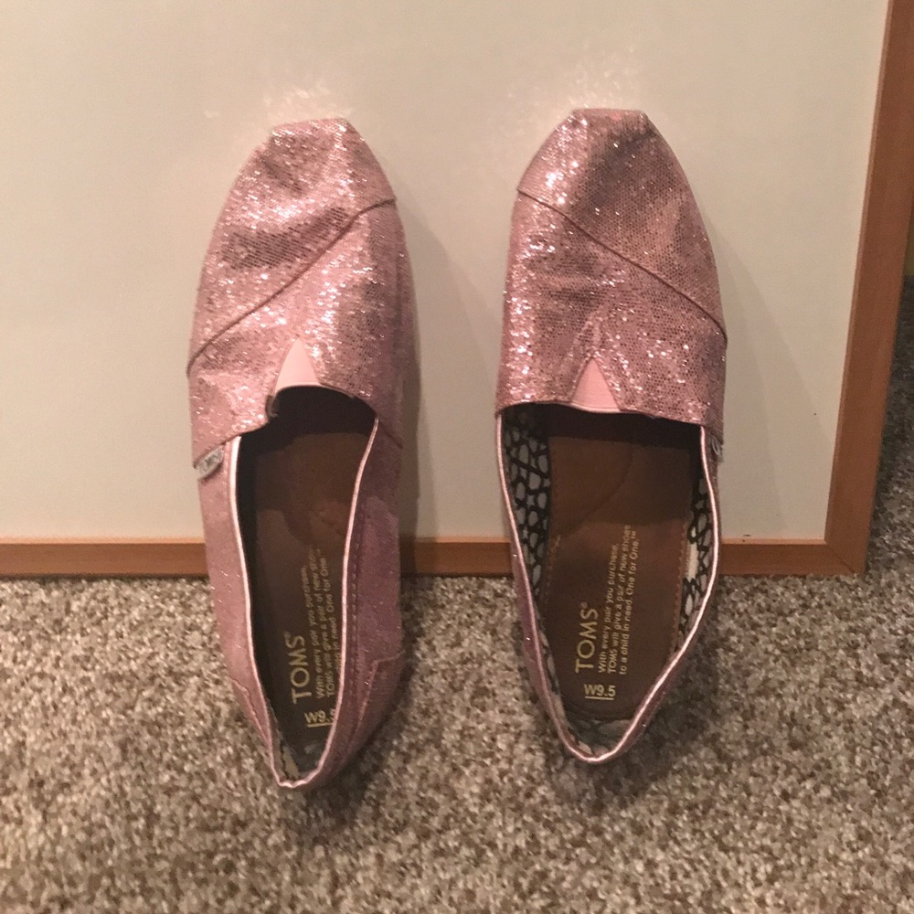 Sparkle Pink TOMS