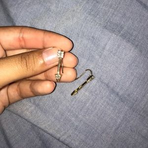 Gold arrow earrings