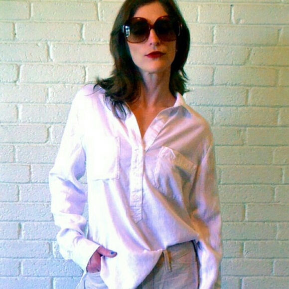 Side Stitch Pleat Front Pocket Tunic Bloomingdales - Picture 1 of 4