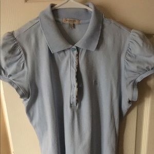 Women's Burberry London tee shirt Size "L"