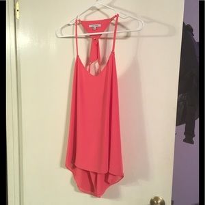 Coral pink top