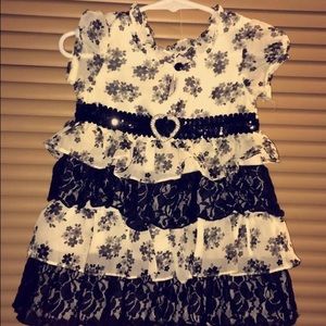 Baby girl's black mini dress💞