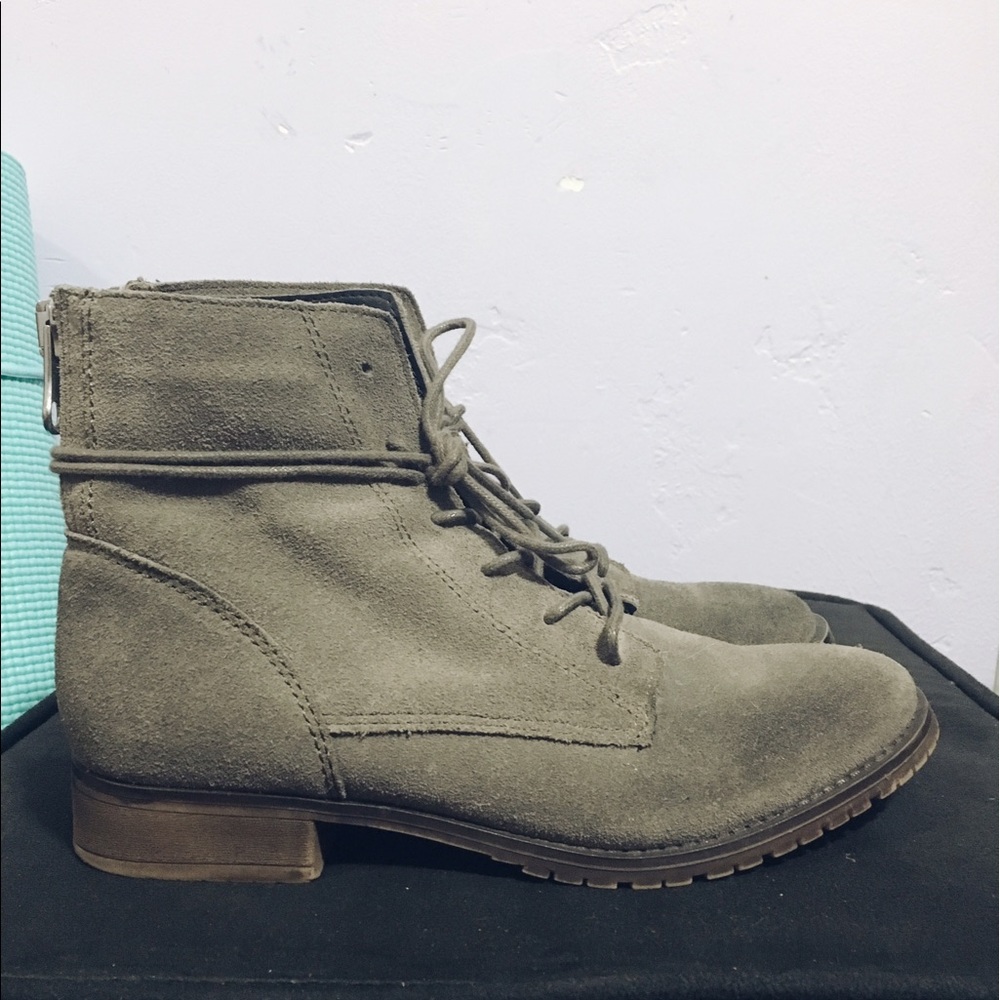 Grey Steve Madden Ankle Boots