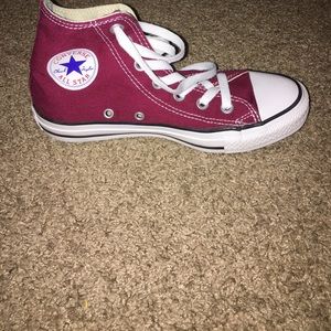 Maroon Converse