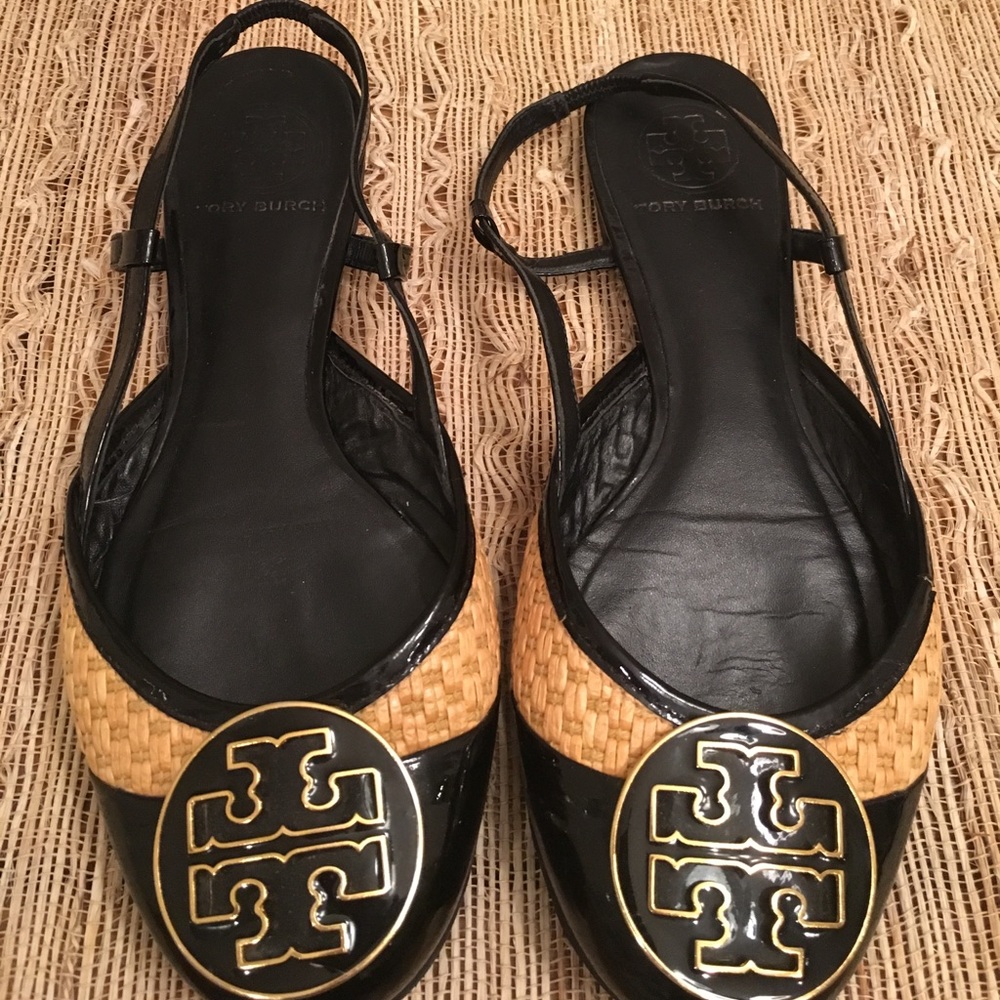Tory Burch adorable Ratan and Patent Leather