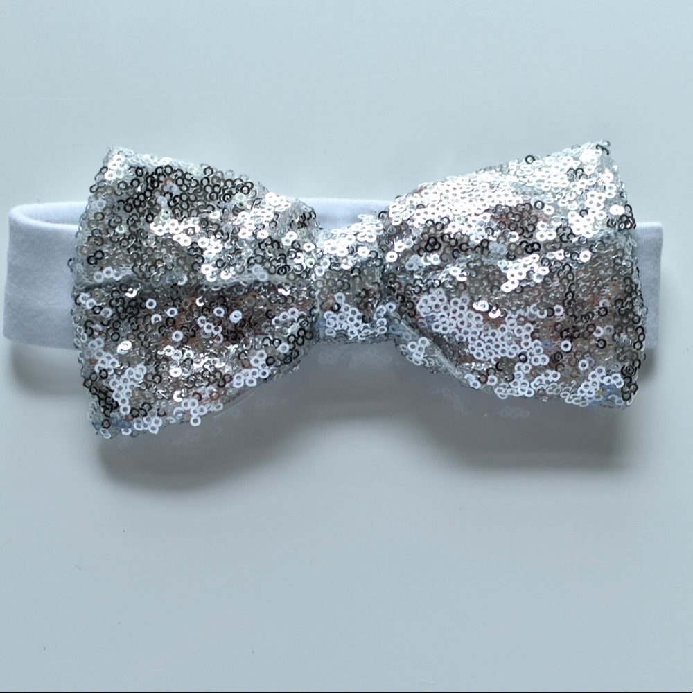 Sliver Sequin baby girl Hair Band