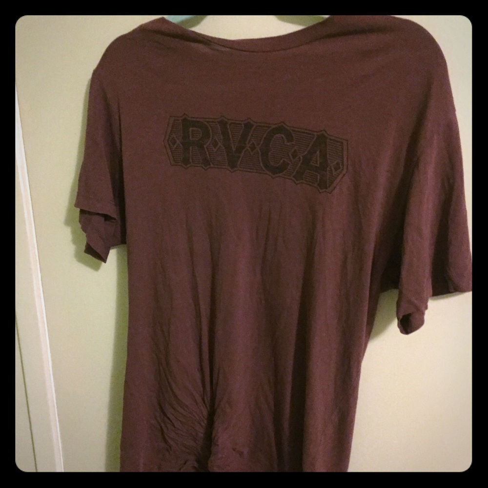 RVCA Maroon t shirt