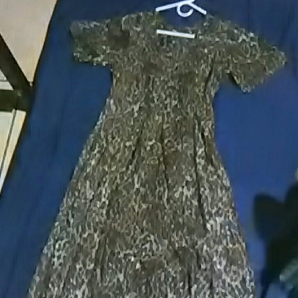 "SOLD" "Leopard Lace" See through Dress.  "Very Sexy" NWNT