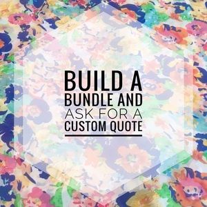 Other - Buy 2 or more items and ask for a custom discount! Other - Buy 2 or more items and ask for a custom discount!