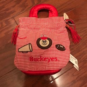 Little Girls Ohio State Buckeyes Purse! Red, Cute!