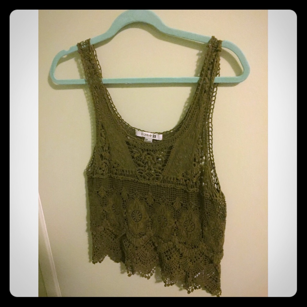 Forever 21 crochet top
