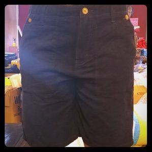 Light weigh black corduroy Hurley shorts