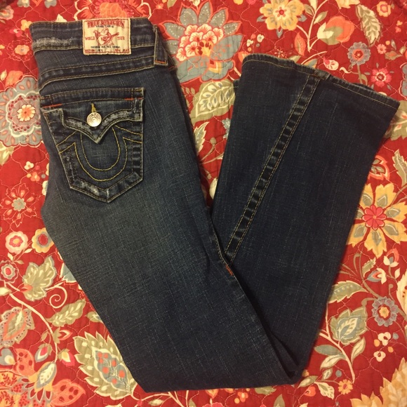True Religion Joey Twisted Seam Jeans Size 26 - Picture 2 of 8