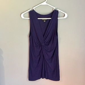 Banana Republic Dark Blue Knot Top