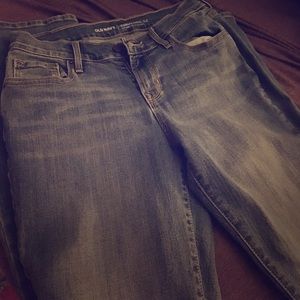 Curvy, Mid-Rise Blue Jeans.