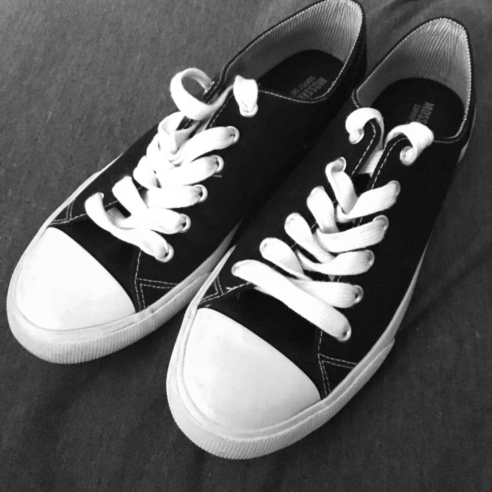 Black and White Mossimo's, Conver-like shoes.