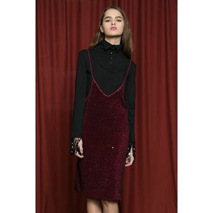 ⭐️Spaghetti-strap sequin dress