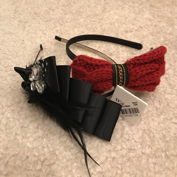 Brand new set of 2 Macy's fancy headbands - Picture 1 of 3