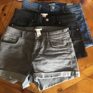 H&M gray shorts size 6