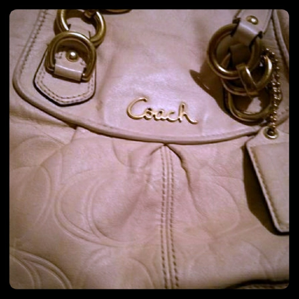 Leather Coach bag