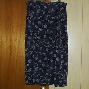 Maxi skirt and shirt set