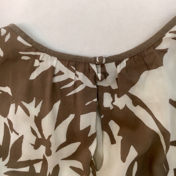 Ann Taylor maxi tank dress beige white size 2 - Picture 7 of 7