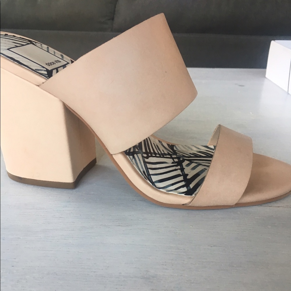 Dolce Vita Nude Block Heels (8.5) New in the box