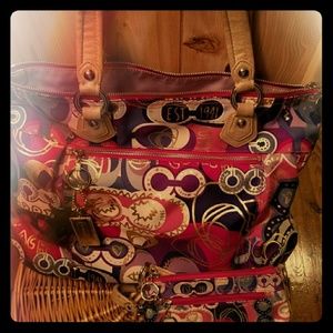 COACH PURSE WITH MATCHING WRISTLET