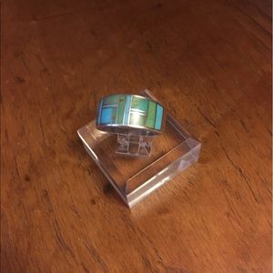 Vintage Native American turquoise hand made ring