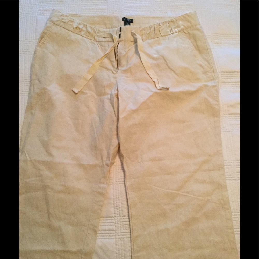 J Crew Linen pants size 12