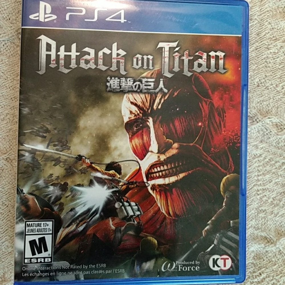 PS4 Game- EUC- Attack on Titan-
