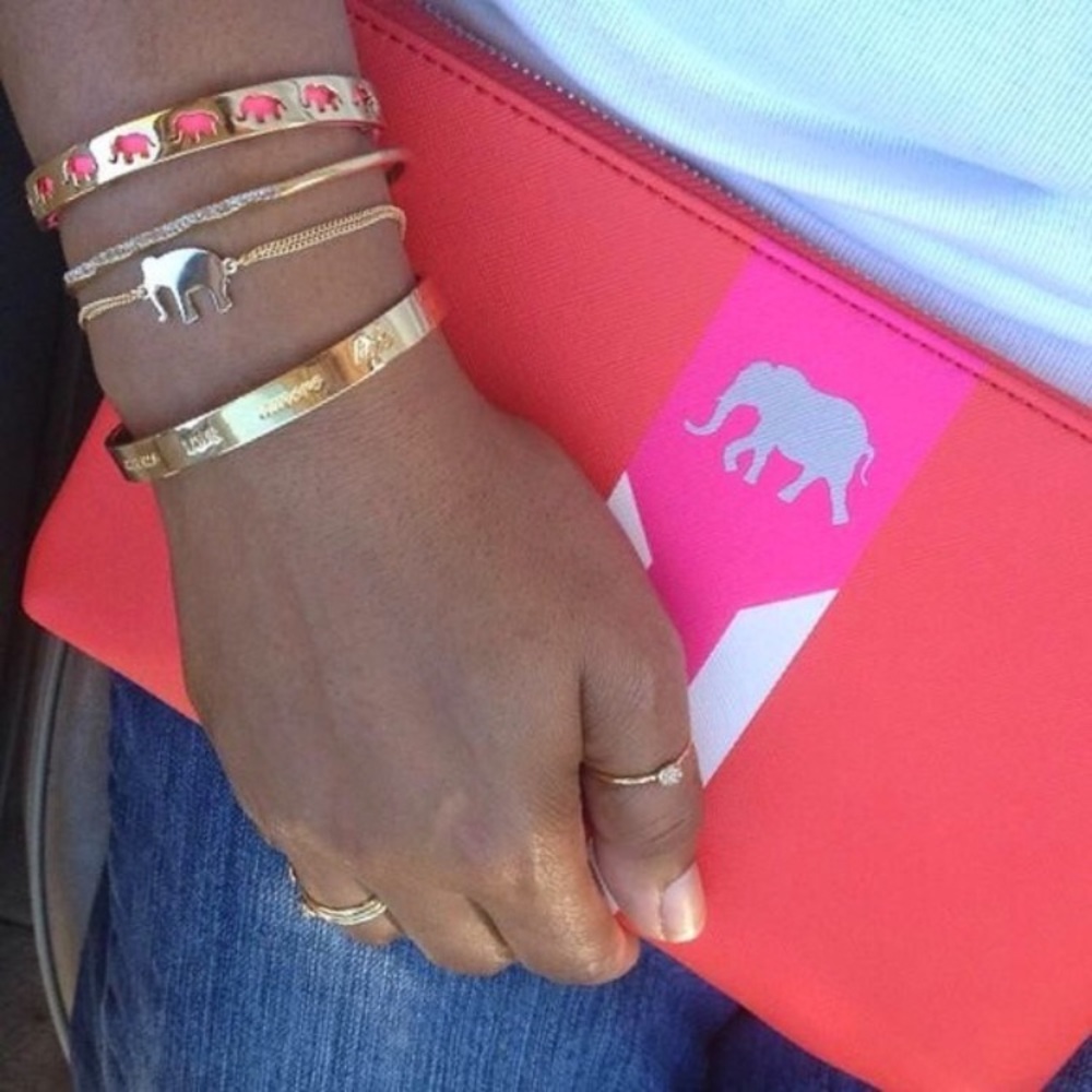 Stella & Dot Elephant Clutch
