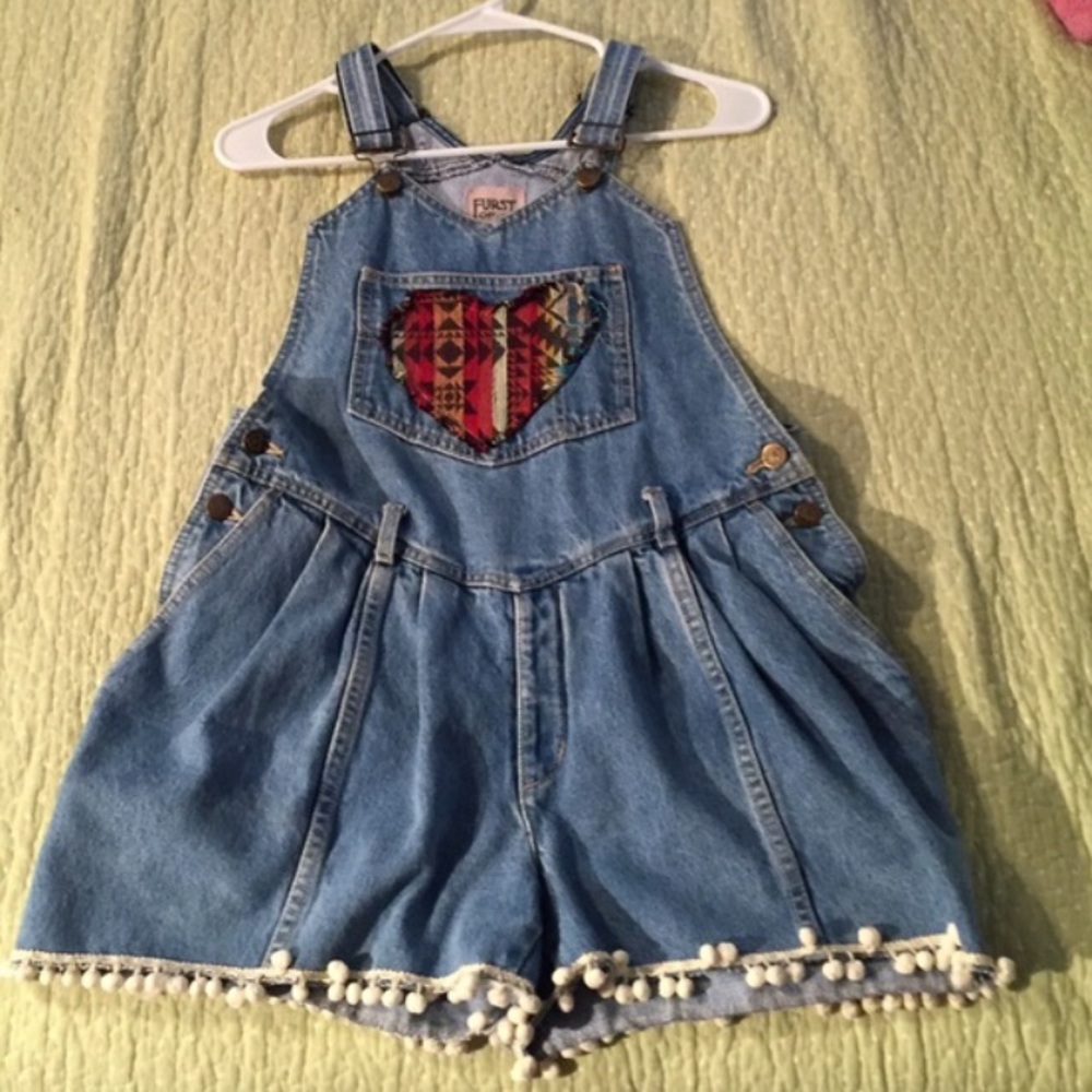 Vintage guess overalls