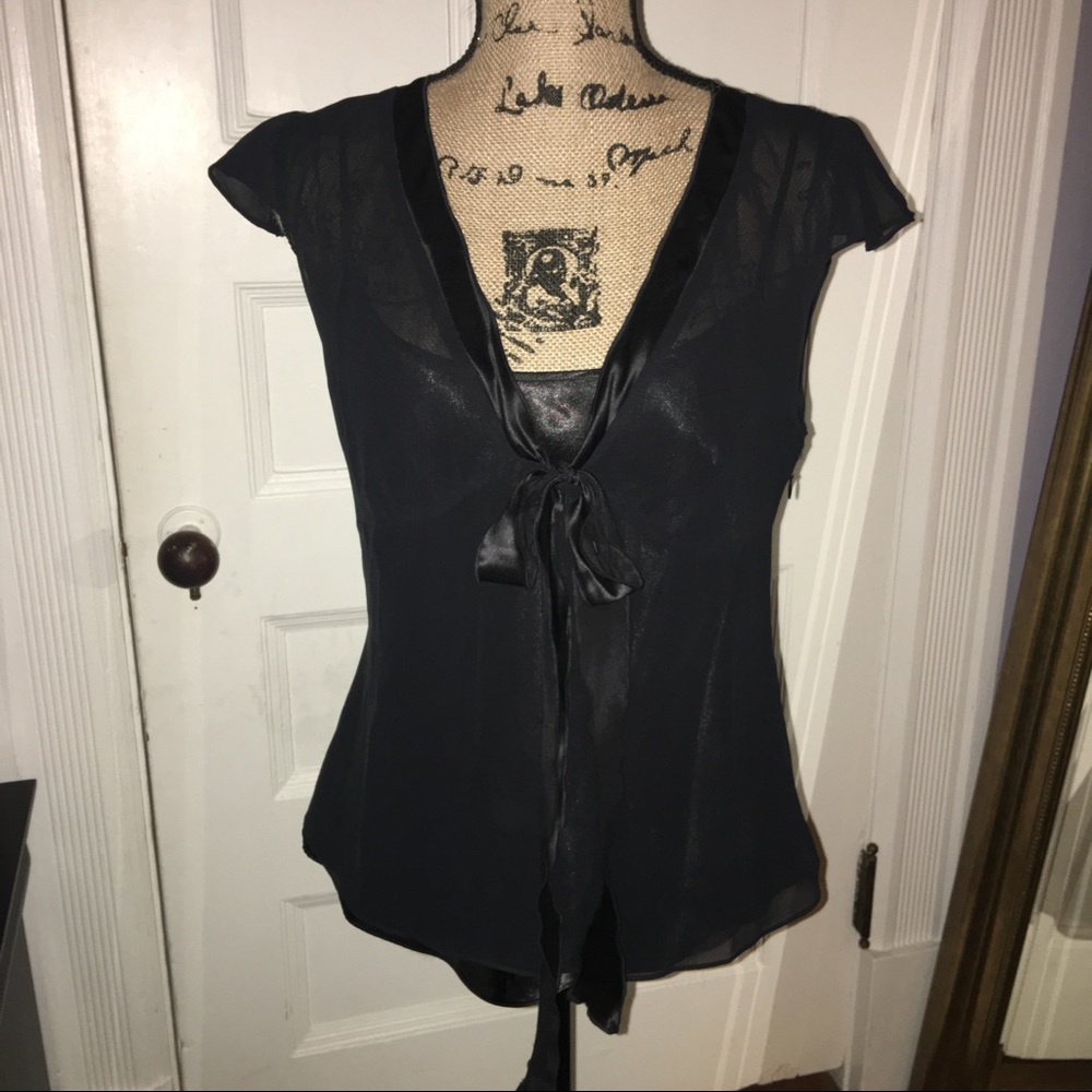 Banana Republic black dressy shirt