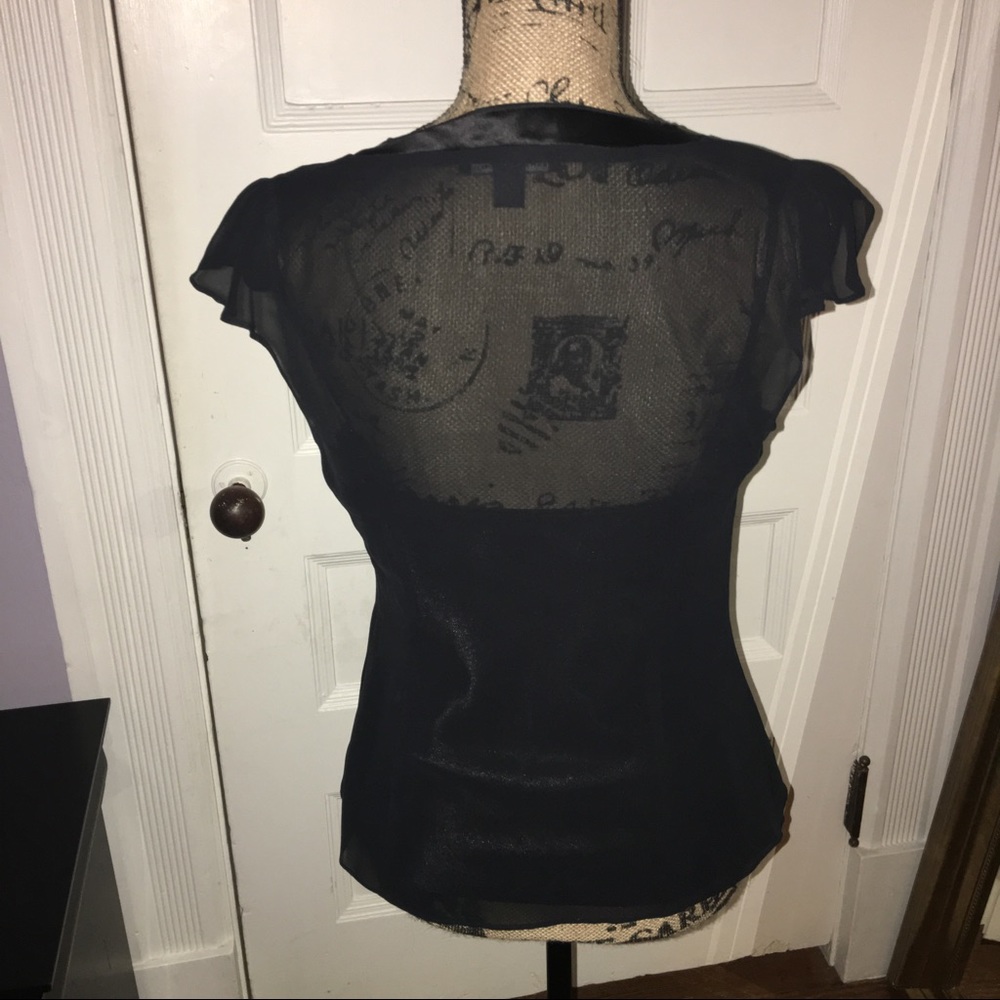 Banana Republic black dressy shirt - Picture 3 of 4