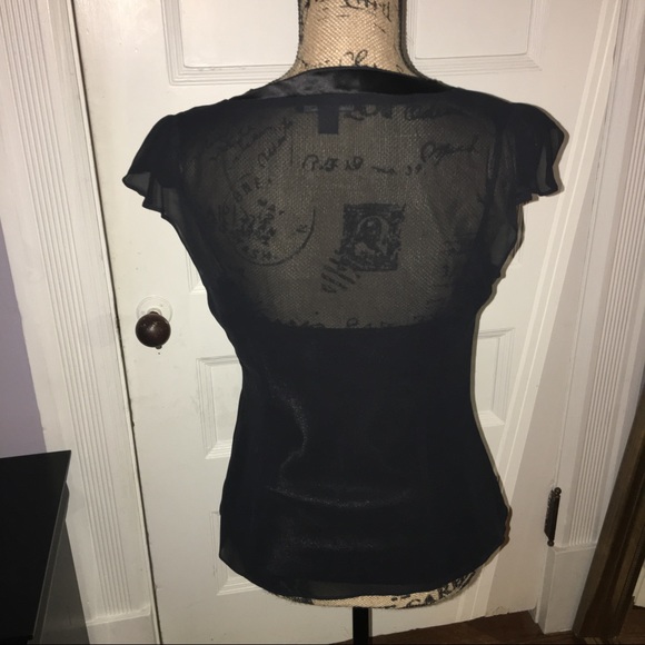 Banana Republic black dressy shirt - Picture 3 of 4