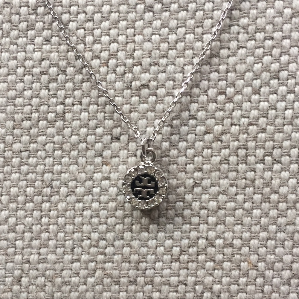 Tory burch pendant necklace w/ 14k gold platting
