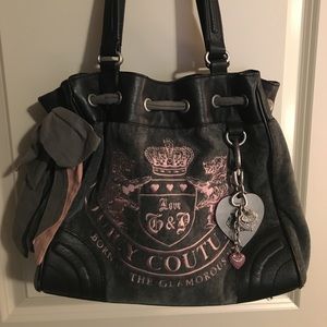 Grey Juicy Couture Velor Purse