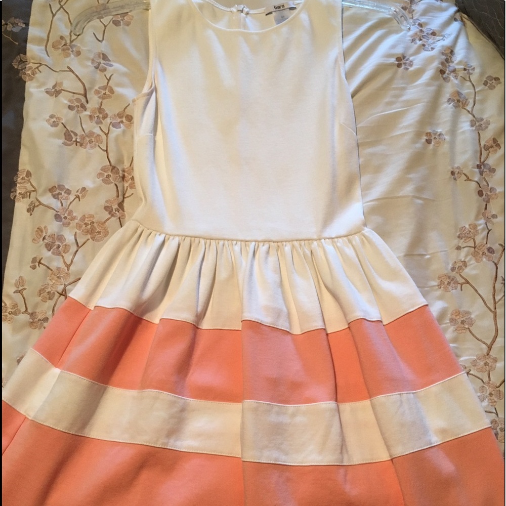 Bar III pink and white dress