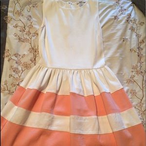 Bar III pink and white dress