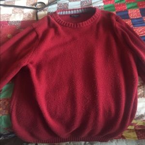 Red sweater