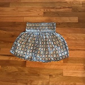 High waisted skirt