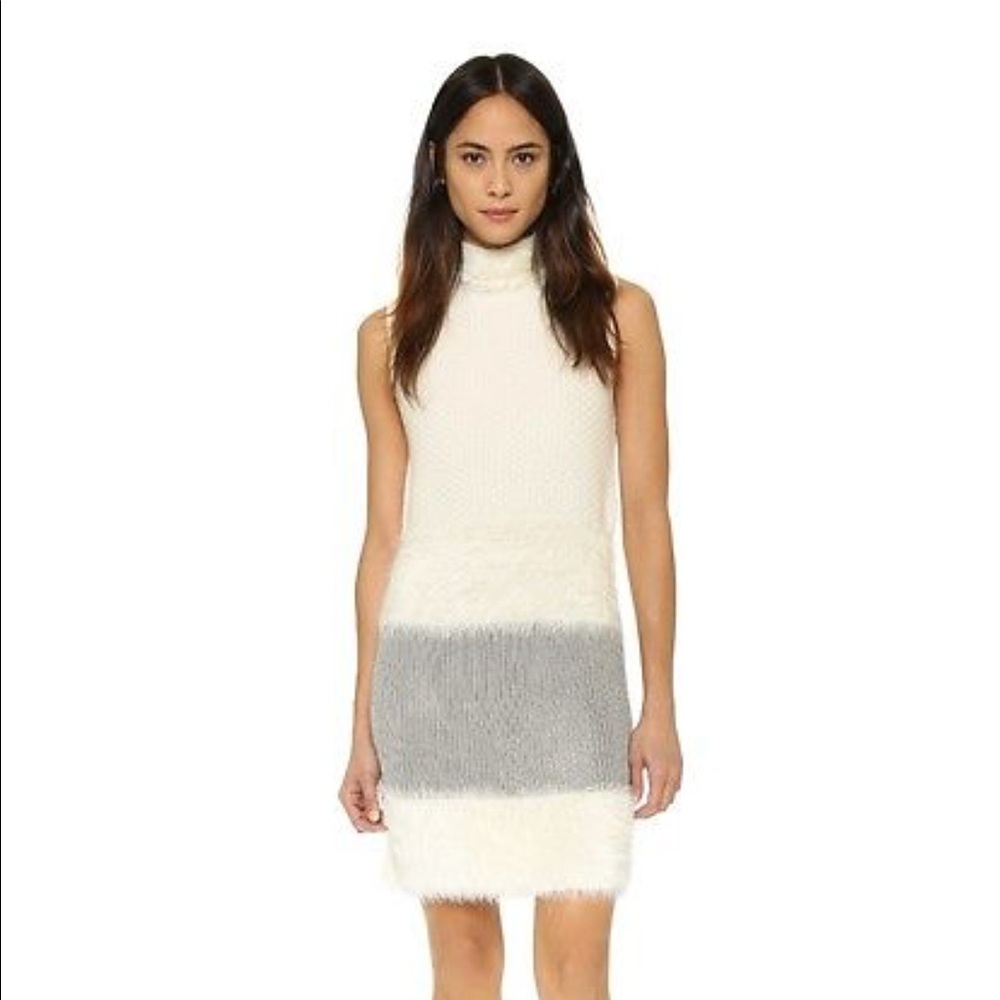 NWT Diane Von Furstenberg Plush Dress $448
